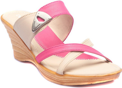 

Dolphin Miles Women Pink Wedges