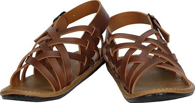 Kraasa Men Tan Sandals