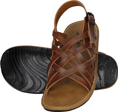 Kraasa Men Tan Sandals