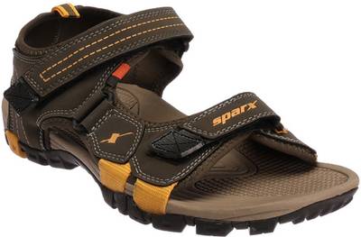 Sparx Men Black Sandals