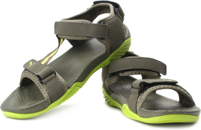 

Puma Men Burnt Olive, Lime Punch Sports Sandals