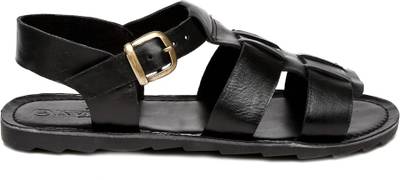 Invictus Men Black Sandals