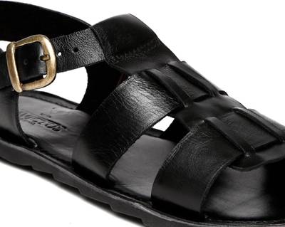 Invictus Men Black Sandals