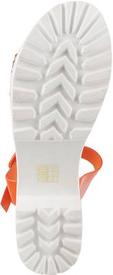 Mochi Women 25,Orange Heels