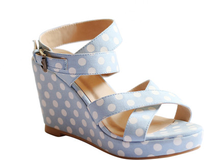 

Kanabis Women Blue Wedges