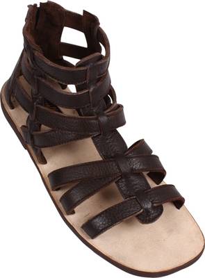 Stiletto Men 002,Brown Sandals