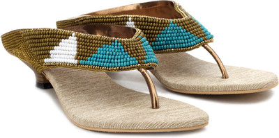 

Bonjour Women Gold Heels