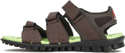 Reebok Men STONE/HI VIS GREEN Sports Sandals