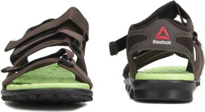 Reebok Men STONE/HI VIS GREEN Sports Sandals