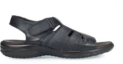 Khadim's Men Black Sandals