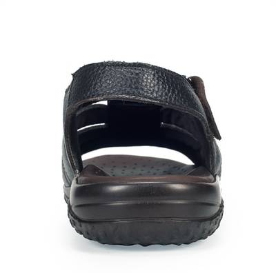 Khadim's Men Black Sandals
