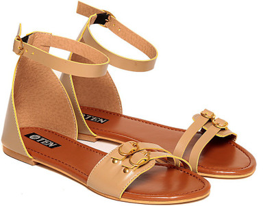

TEN Women Beige Sandals