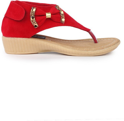 

Sindhi Footwear Girls Sports Sandals(Red