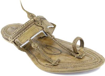 eKolhapuri Men Yellow Sandals