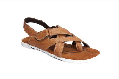 Shoegaro Men Tan Sandals