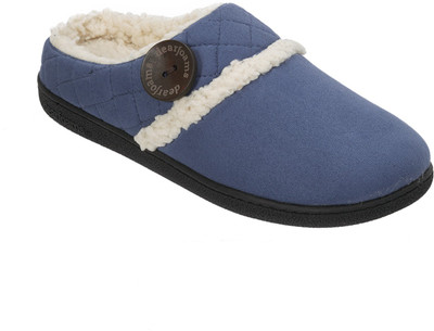 

Dearfoams Women Blue Clogs