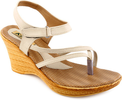 

Kielz Women Cream Wedges