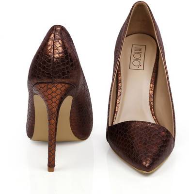 Compare INTOTO Women BRONZE Heels QUPID Women MNBLPS Heels Lemon