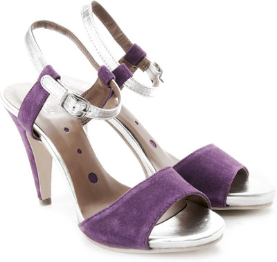 

ENROUTE WOMEN Women Purple, Silver Heels