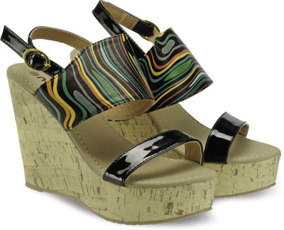 

Nell Women Black Wedges