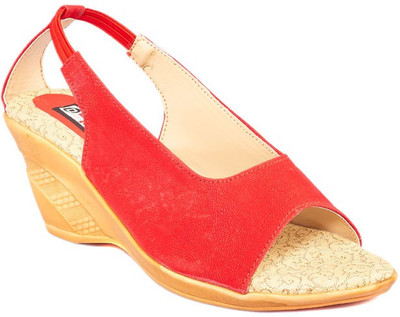 

Dolphin Miles Women Red Wedges