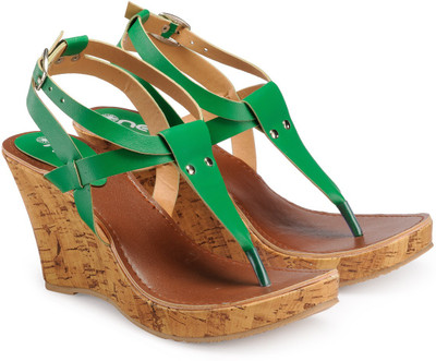 

Nell Women Green Wedges