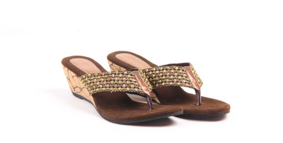 

Adorn Women Khaki Wedges