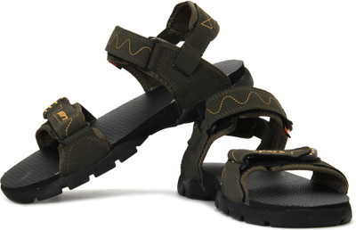 

Sparx Men Olive Yellow Sports Sandals