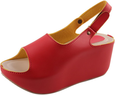 

Adorn Women Red Wedges