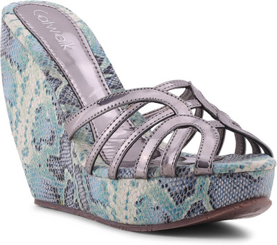 

Catwalk Women GUN METAL Wedges