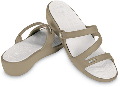 

Crocs Women Brown Wedges