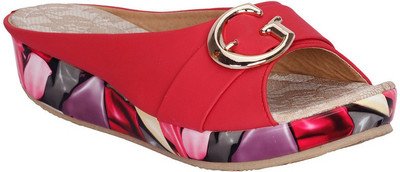 

VAGON Women Red Wedges