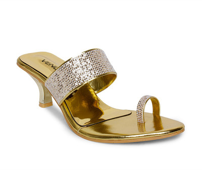 

Vendoz Women Golden Heels