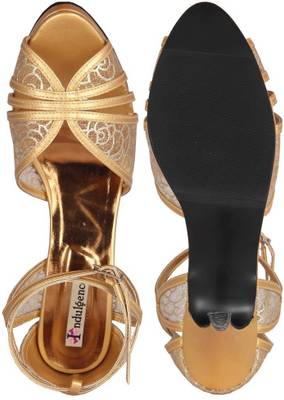 Indulgence Women Gold Heels