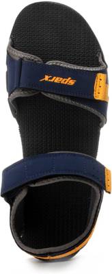 Sparx Men Navy Blue Yellow Sports Sandals
