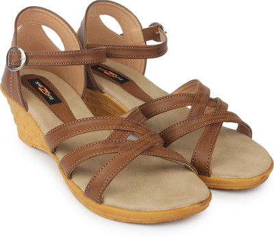 

Shezone Women Tan Wedges