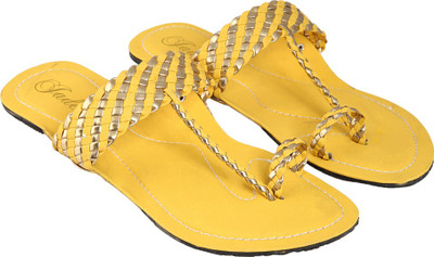 

Jade Women Yellow Flats