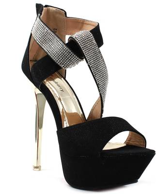 Shuberry Women Black Heels
