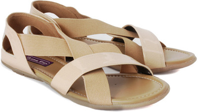 Global Step Women Beige Flats