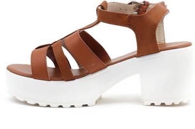 Shuberry Women Tan Heels