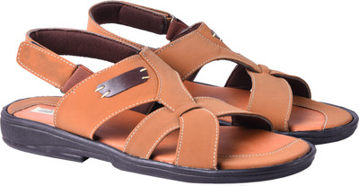 Andrew Scott Men Tan Sandals