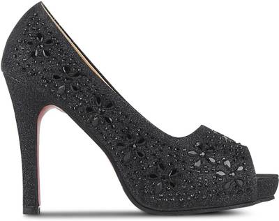 Kielz Women Black Heels