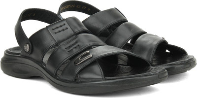 woodland sandals black