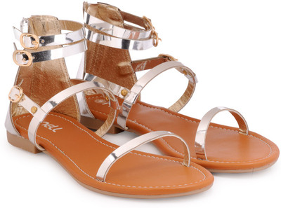 

Nell Women Silver Flats