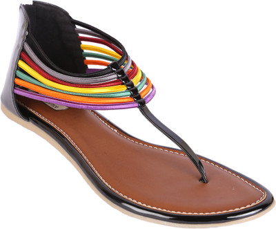 73% OFF on Indulgence Women Black Flats