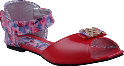 Adorn Women Red Flats