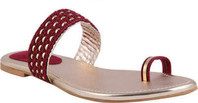 

Adorn Women Maroon Flats