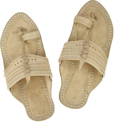 eKolhapuri Men Yellow Sandals