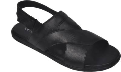 Hayst Men Black Sandals