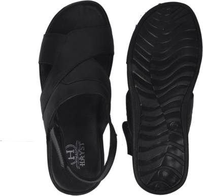 Hayst Men Black Sandals